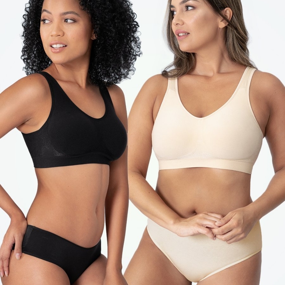 Truekind® Daily Comfort Wireless Shaper Bra (black)